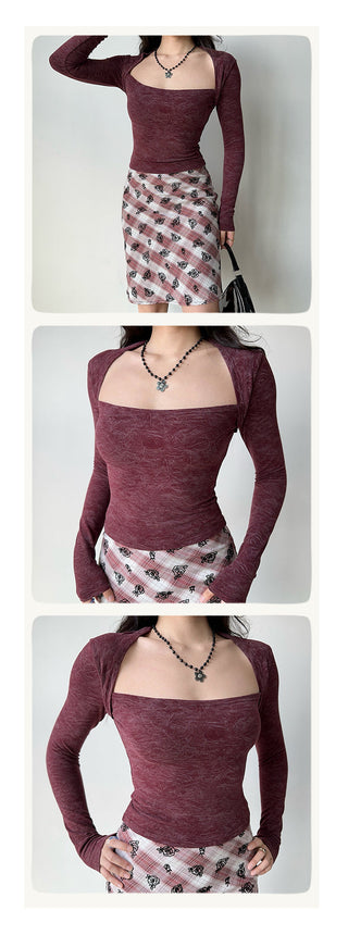 raglan sleeve Top