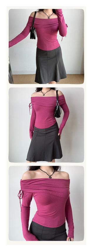 drawstring long sleeve