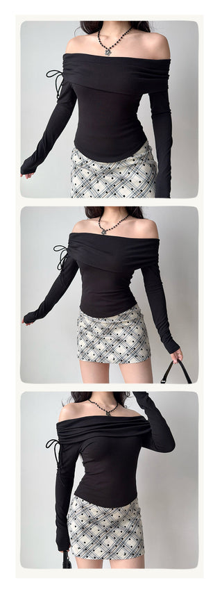 drawstring long sleeve