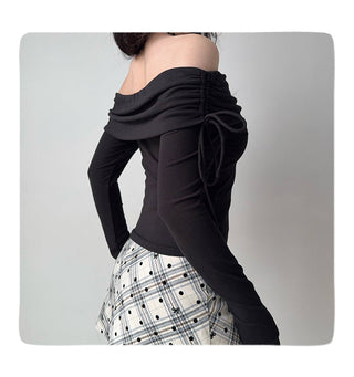 drawstring long sleeve