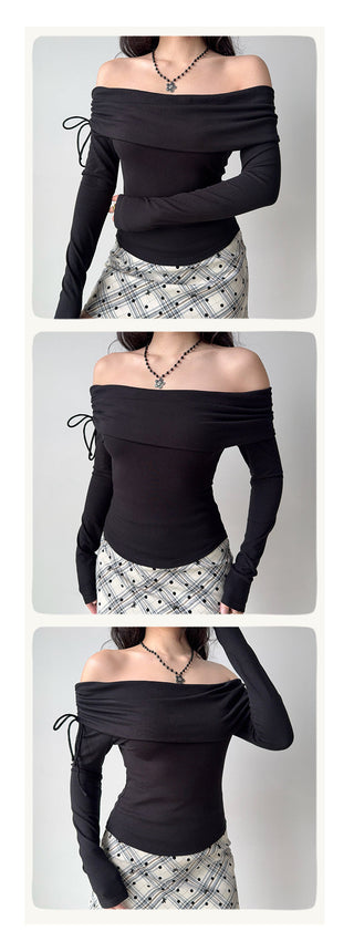 drawstring long sleeve