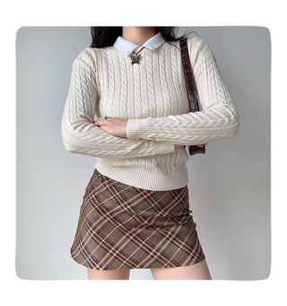 twist knit sweater