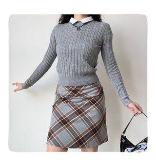 twist knit sweater