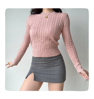 twist knit sweater