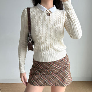 twist knit sweater