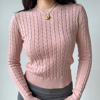 twist knit sweater