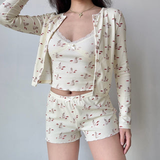 bunny pajamas set