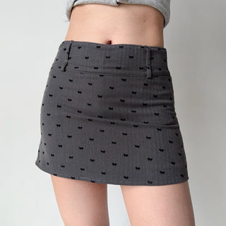 flocking bow skirt