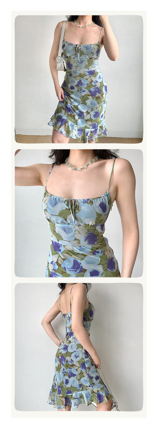 peplum suspender skirt