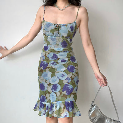 peplum suspender skirt