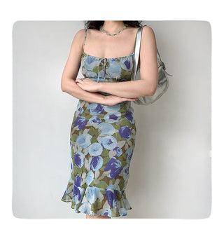 peplum suspender skirt