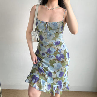 peplum suspender skirt