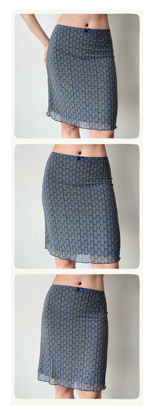mesh sheath skirt
