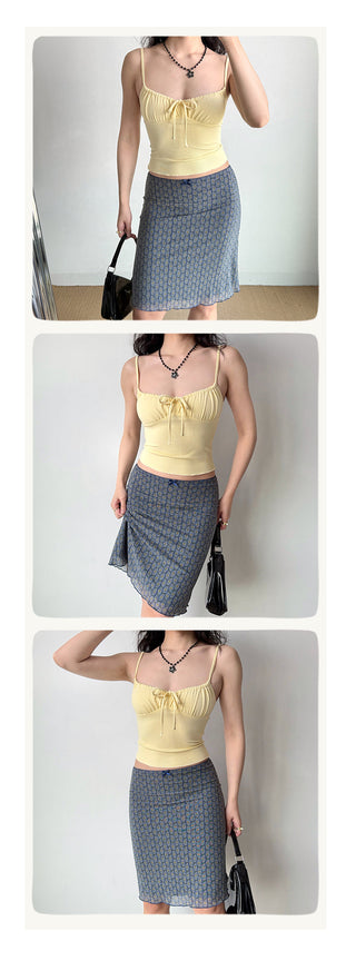 mesh sheath skirt