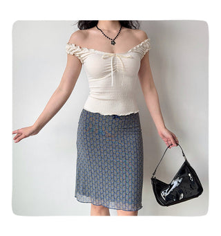 mesh sheath skirt