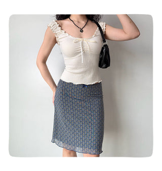 mesh sheath skirt