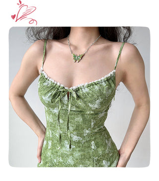 butterfly backless dress