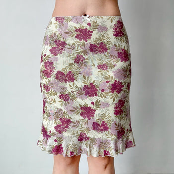 ruffled hip skirt