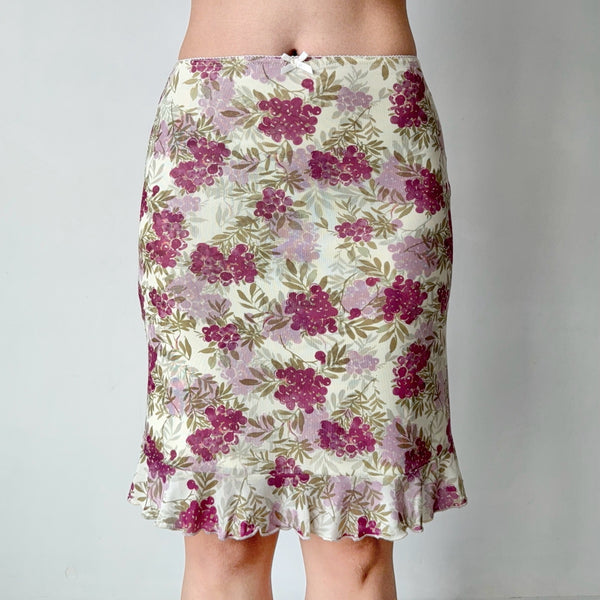 ruffled hip skirt