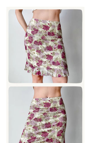 ruffled hip skirt