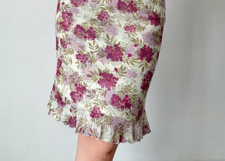 ruffled hip skirt