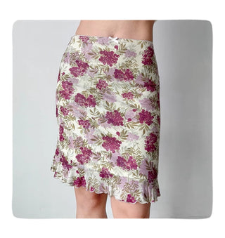 ruffled hip skirt
