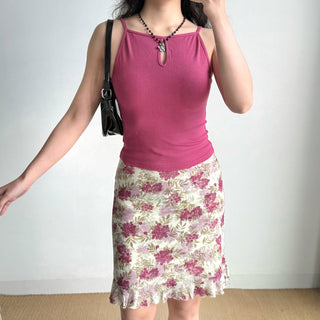 ruffled hip skirt