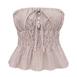 Slim-fit halter neck tube top