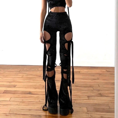 Goth Velvet Pants