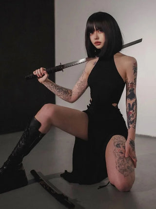 Bandage Goth Dress