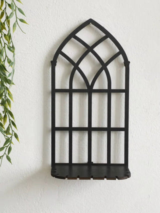 Gothic Wooden Arch Shelf