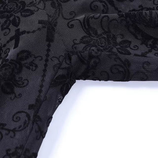 Gothic Black Flared Pants