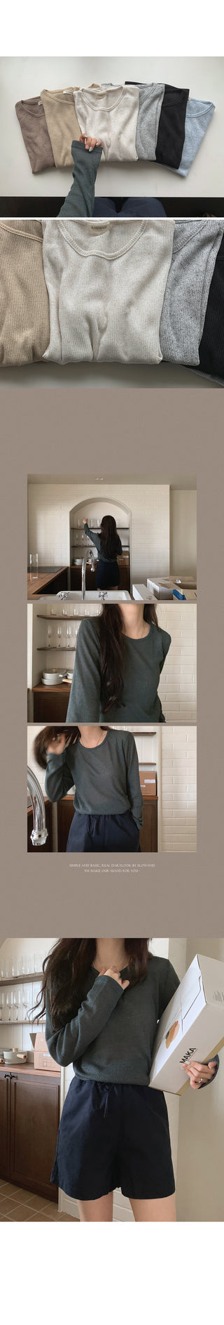 Loose knit top - 7 colors