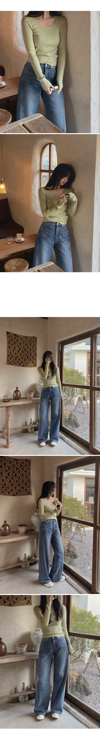 Semi-square knit