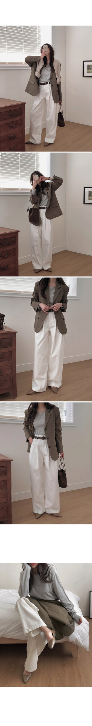(6 colors) Chamomile Slim Knit