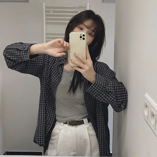 Mute Tone Check Shirt - 2 colors