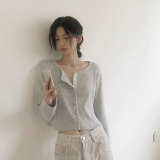 Detail Slim Cardigan