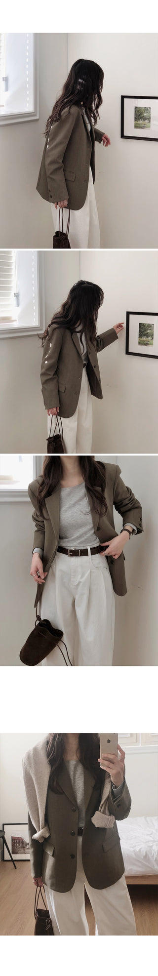 (6 colors) Chamomile Slim Knit