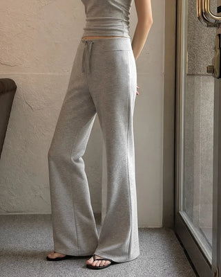 Modal-like bootcut training pants