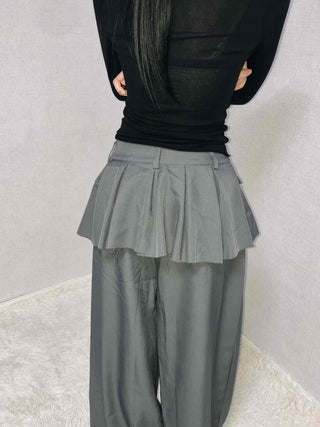 Techwear Cargo Belted Loose Fit Slacks