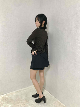 Minimal A-line Shorts with Metal Ring Accent
