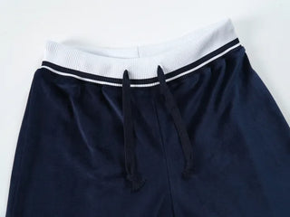 Cheno Low-rise Velour Velvet Pants