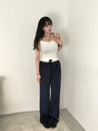 Cheno Low-rise Velour Velvet Pants