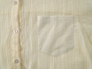 Sunka Basic See-through Shirt