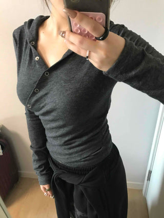 Chic Cooling Zipper Pocket Tapered Hoodie