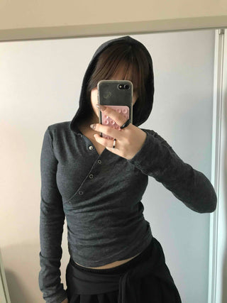 Chic Cooling Zipper Pocket Tapered Hoodie