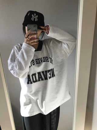 Sporty Lettering V-Neck Hooded Mini Dress