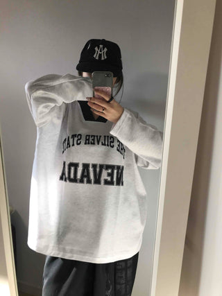 Sporty Lettering V-Neck Hooded Mini Dress