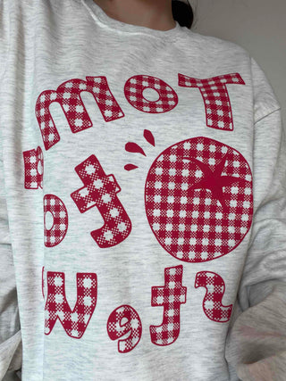 Vintage American Embroidered Patch Loose Fit Sweatshirt