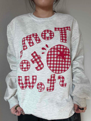 Vintage American Embroidered Patch Loose Fit Sweatshirt